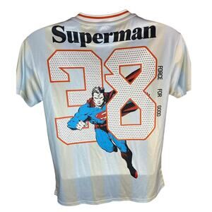 DC Comics Superman Women's T-Shirt | Size XL | Blue | Jersey Style